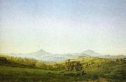Bohemian Landscape with the Milesovka